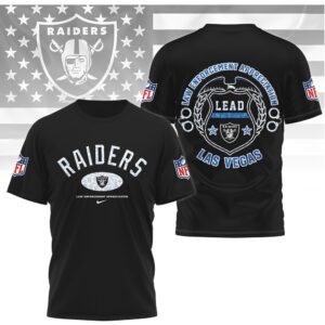 Las Vegas Raiders Law Enforcement Appreciation LEAD T Shirt