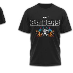 Las Vegas Raiders Official NFL Day of the Dead 3D Shirt