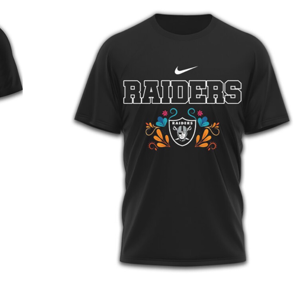 Las Vegas Raiders Official NFL Day of the Dead 3D Shirt Las Vegas Raiders Official NFL Day of the Dead 3D Shirt