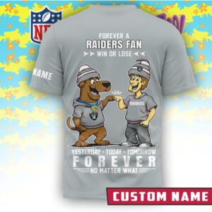 Las Vegas Raiders x Scooby Doo Official 3D Shirt