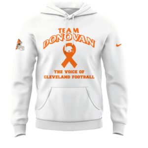 Limited Edition Jim Donovan x Cleveland Football White Hoodie DL10282410031