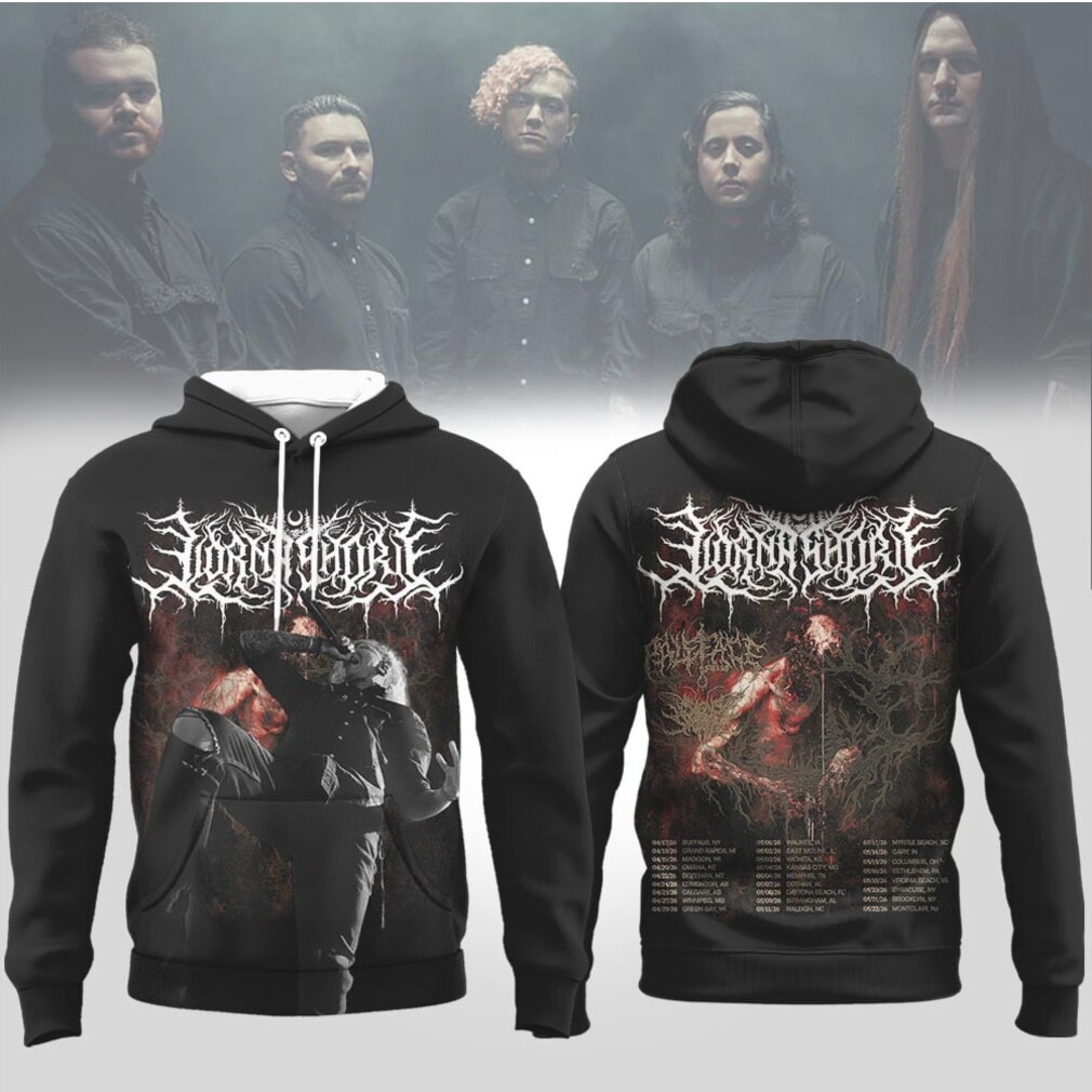 Lorna Shore Pain Remains World Tour 2026 Deathcore Metal Graphic Band Hoodie Lorna Shore Pain Remains World Tour 2026 Deathcore Metal Graphic Band Hoodie