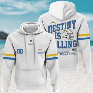 Los Angeles Chargers Destiny Is Calling 1960 NFL Legacy Hoodie