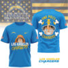 Los Angeles Chargers Game Day 2026 Official NFL Slayer 3D Shirt Los Angeles Chargers Game Day 2026 Official NFL Slayer 3D Shirt