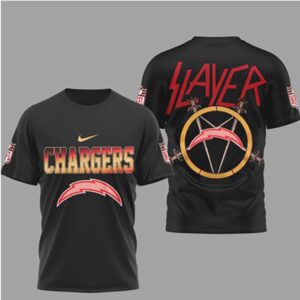 Los Angeles Chargers Game Day 2026 Official NFL Slayer 3D Shirt
