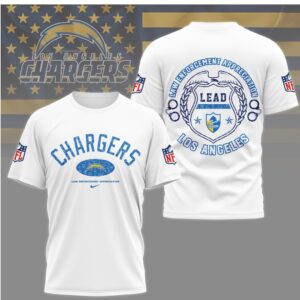 Los Angeles Chargers Law Enforcement Appreciation LEAD T Shirt