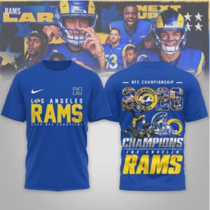 Los Angeles Rams 2026 NFC Champions Official Victory Tee