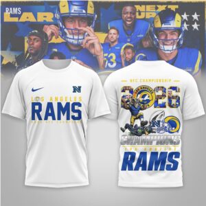 Los Angeles Rams 2026 NFC Champions Official Victory Tee