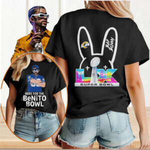 Los Angeles Rams Bad Bunny Benito Bowl Super Bowl LIX T Shirt