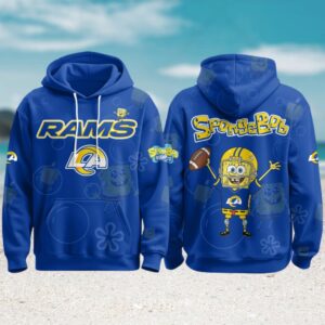 Los Angeles Rams Football SpongeBob Hoodie Cutest Drop of the Year Hoodie Los Angeles Rams Football SpongeBob Hoodie Cutest Drop of the Year Hoodie