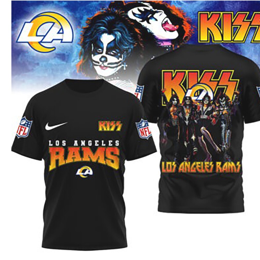 Los Angeles Rams Game Day 2026 Official NFL Kiss Band 3D Shirt Los Angeles Rams Game Day 2026 Official NFL Kiss Band 3D Shirt