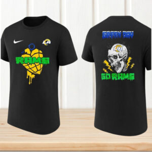 Los Angeles Rams Green Day American Idiot Punk Rock NFL Fan Apparel T Shirt Los Angeles Rams Green Day American Idiot Punk Rock NFL Fan Apparel T Shirt
