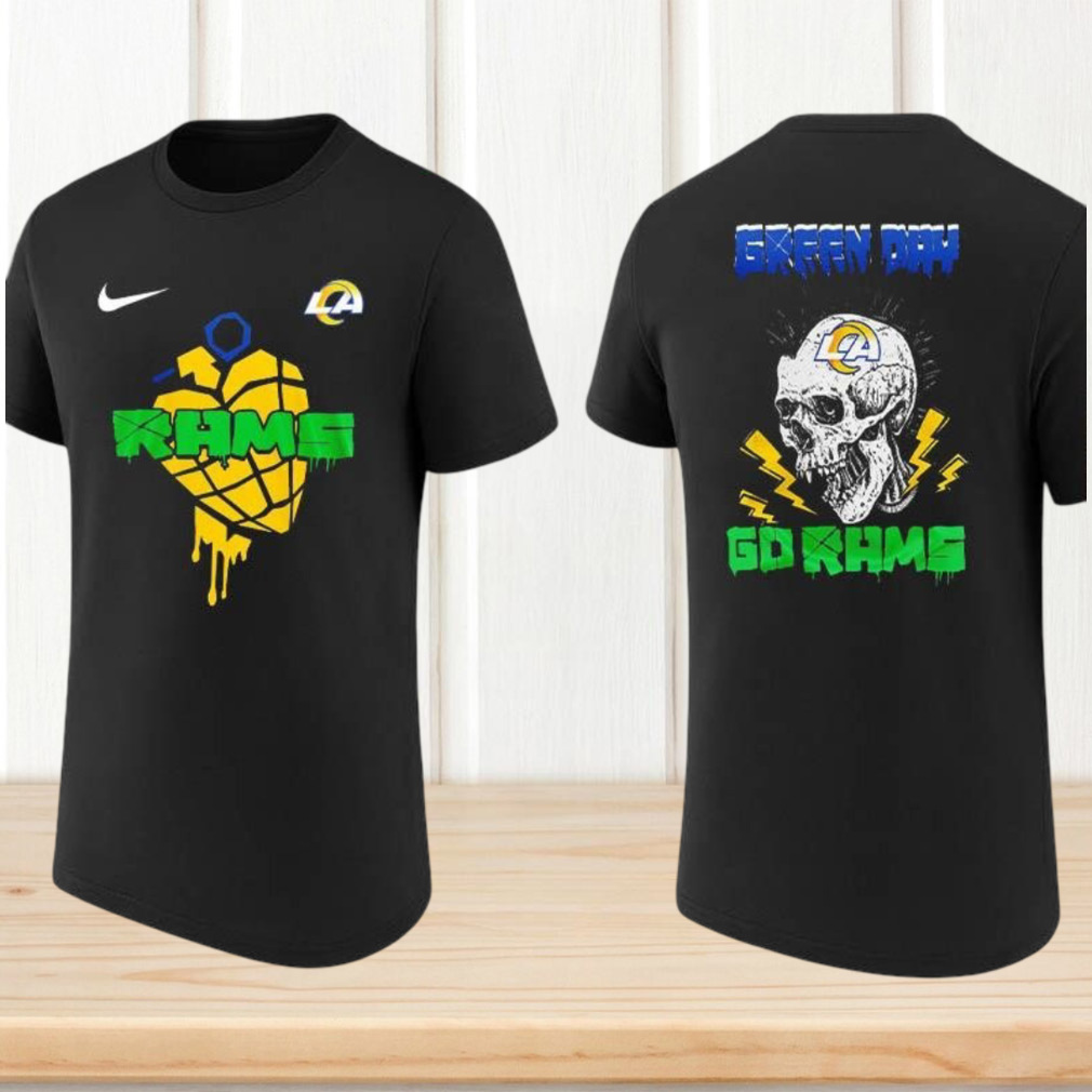 Los Angeles Rams Green Day American Idiot Punk Rock NFL Fan Apparel T Shirt Los Angeles Rams Green Day American Idiot Punk Rock NFL Fan Apparel T Shirt