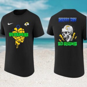 Los Angeles Rams Green Day American Idiot Punk Rock NFL Fan Apparel T Shirt