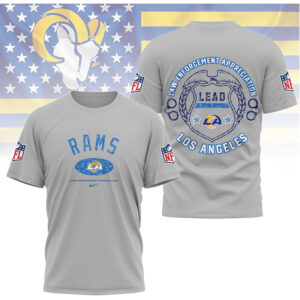 Los Angeles Rams Law Enforcement Appreciation T Shirt Los Angeles Rams Law Enforcement Appreciation T Shirt