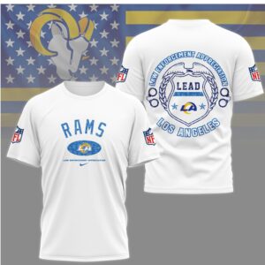 Los Angeles Rams Law Enforcement Appreciation T Shirt