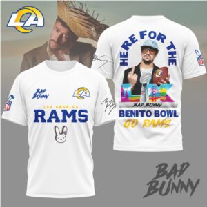 Los Angeles Rams Official NFL Benito Bowl 3D Fan Shirt