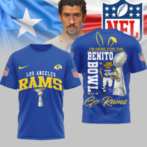 Los Angeles Rams Official NFL Benito Bowl 3D Shirt Los Angeles Rams Official NFL Benito Bowl 3D Shirt