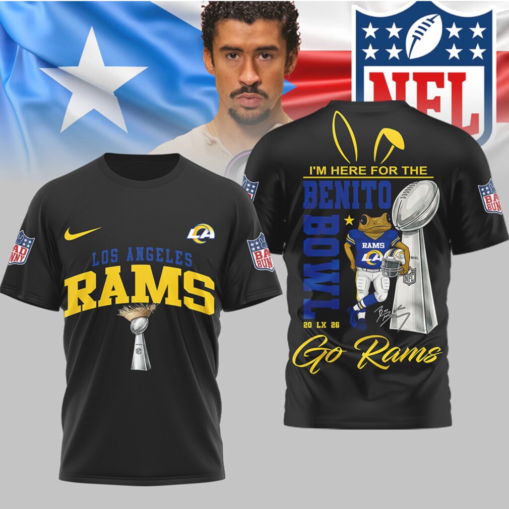 Los Angeles Rams Official NFL Benito Bowl 3D Shirt Los Angeles Rams Official NFL Benito Bowl 3D Shirt