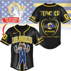 Los Angeles Rams Official NFL Teacher Appreciation Month Jersey Shirt