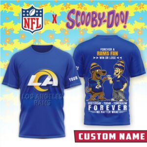 Los Angeles Rams x Scooby Doo Official 3D Shirt Los Angeles Rams x Scooby Doo Official 3D Shirt