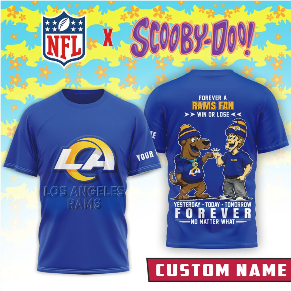 Los Angeles Rams x Scooby Doo Official 3D Shirt Los Angeles Rams x Scooby Doo Official 3D Shirt