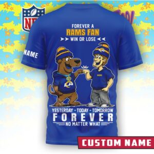 Los Angeles Rams x Scooby Doo Official 3D Shirt