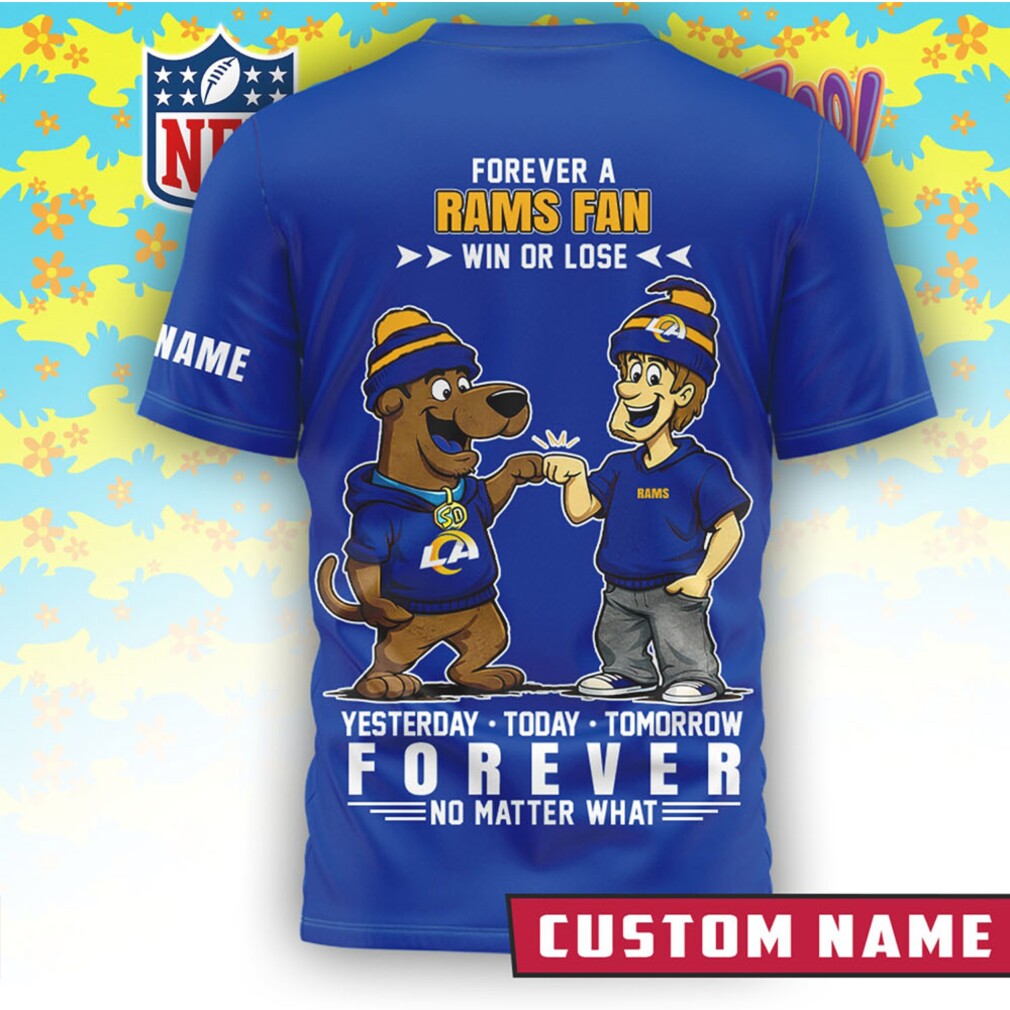 Los Angeles Rams x Scooby Doo Official 3D Shirt Los Angeles Rams x Scooby Doo Official 3D Shirt