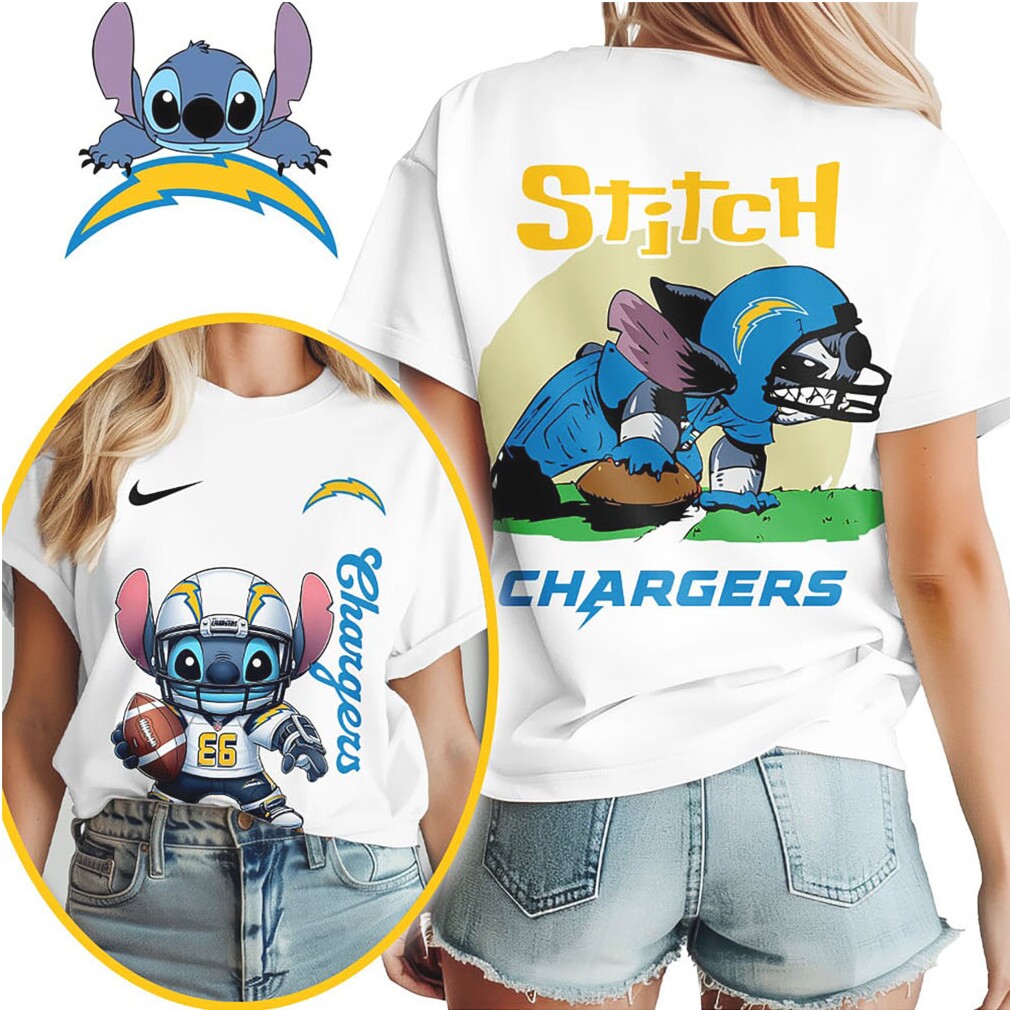 Los angeles Charger Official NFL Stitch 3D Shirt Los angeles Charger Official NFL Stitch 3D Shirt