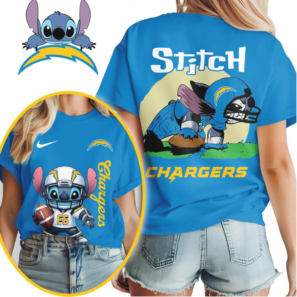 Los angeles Charger Official NFL Stitch 3D Shirt Los angeles Charger Official NFL Stitch 3D Shirt