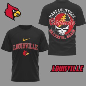 Louisville Cardinals Official Grateful Game Day 3D Shirt