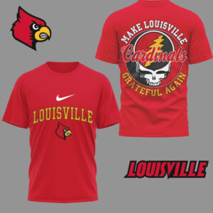Louisville Cardinals Official Grateful Game Day 3D Shirt