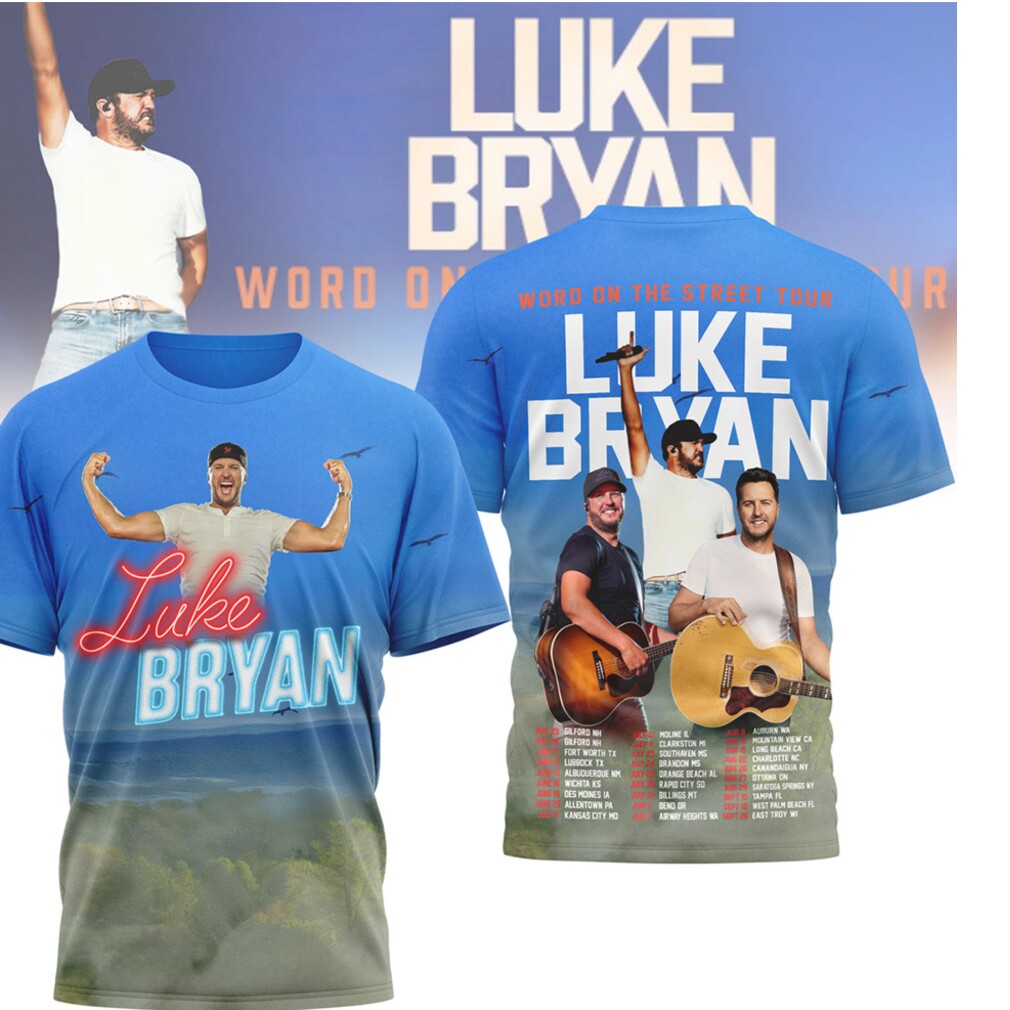 Luke Bryan Word On The Street Tour 2026 Country Music Fan Apparel Luke Bryan Word On The Street Tour 2026 Country Music Fan Apparel