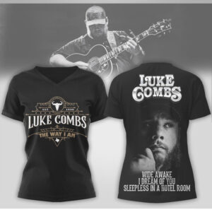Luke Combs The Way I Am Country Music Star Portrait Vintage Graphic Fan Hoodie