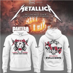 M72 World Tour x Atlanta Falcons White Hoodie