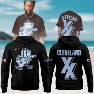 Machine Gun Kelly x Cleveland Browns NFL Logo Hoodie Machine Gun Kelly x Cleveland Browns NFL Logo Hoodie