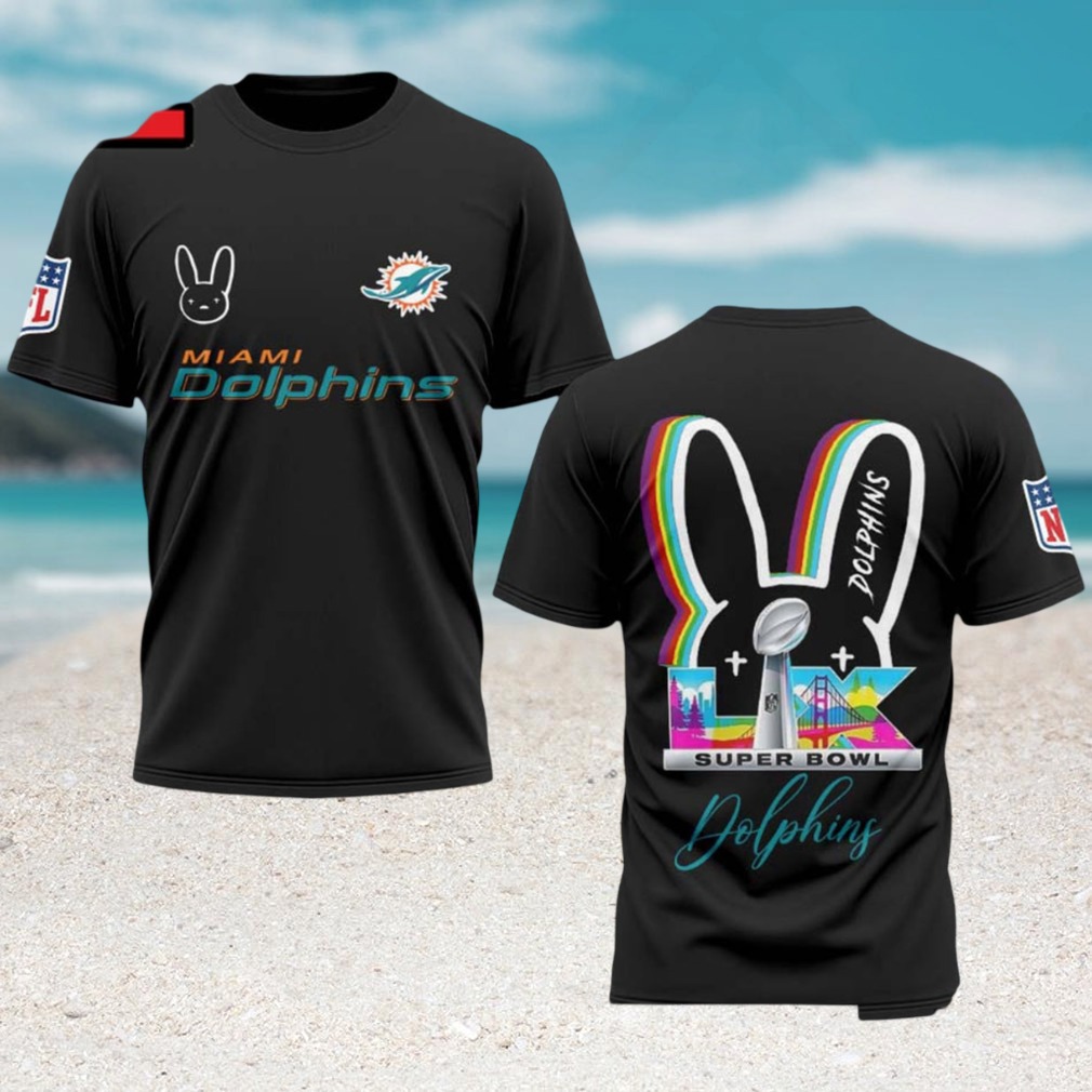 Miami Dolphins Bad Bunny Super Bowl LX T Shirt NFL Football Fan Graphic T Shirt Miami Dolphins Bad Bunny Super Bowl LX T Shirt NFL Football Fan Graphic T Shirt