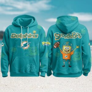 Miami Dolphins Football SpongeBob Hoodie Cutest Drop of the Year Hoodie Miami Dolphins Football SpongeBob Hoodie Cutest Drop of the Year Hoodie