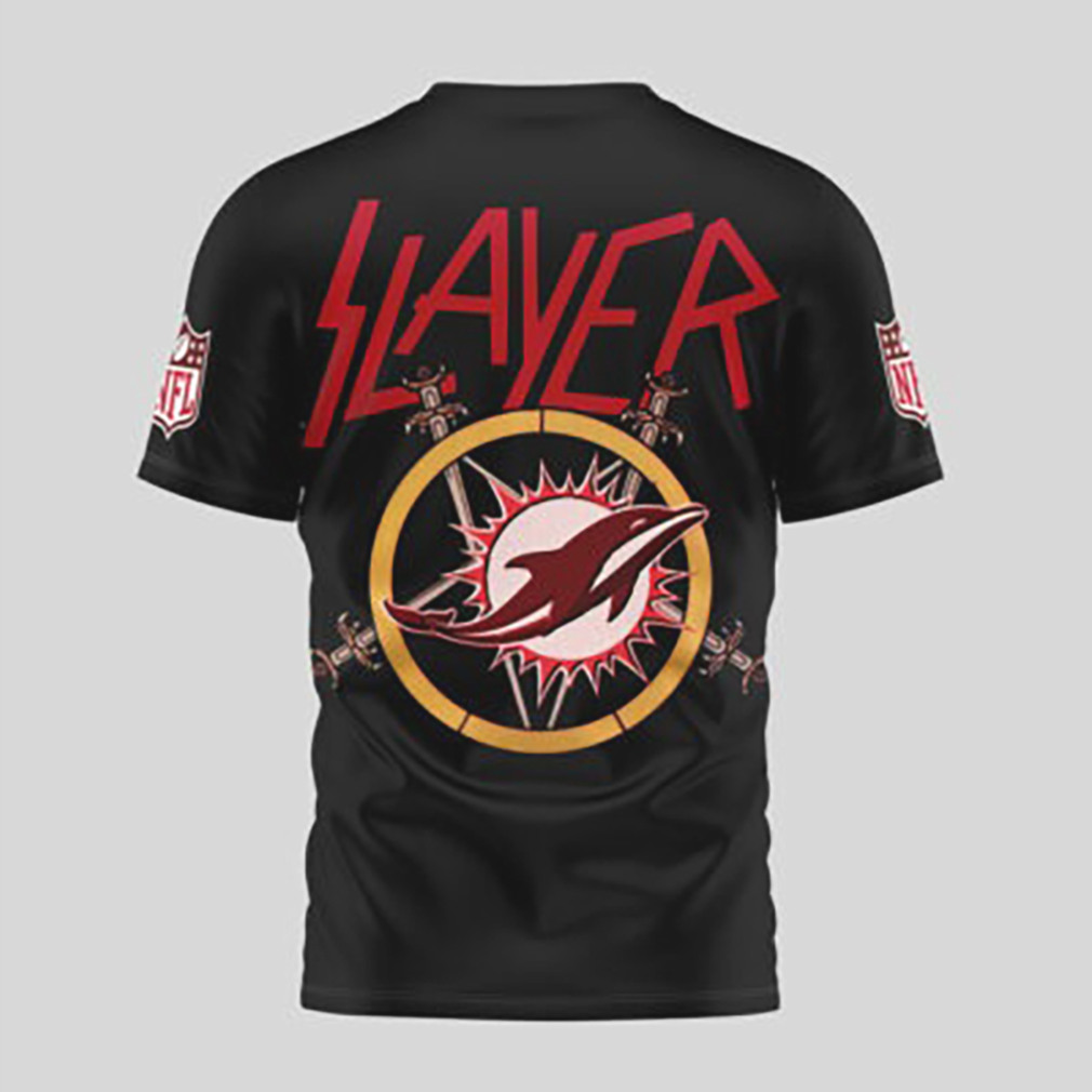 Miami Dolphins Game Day 2026 Official NFL Slayer 3D Shirt Miami Dolphins Game Day 2026 Official NFL Slayer 3D Shirt
