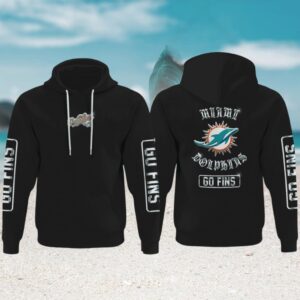 Miami Dolphins Go Fins NFL Hoodie