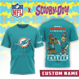Miami Dolphins x Scooby Doo Official 3D Shirt Miami Dolphins x Scooby Doo Official 3D Shirt