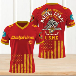 Miami Dolphins x U.S Marine Corps 250th Year Anniversary Gameday Jersey