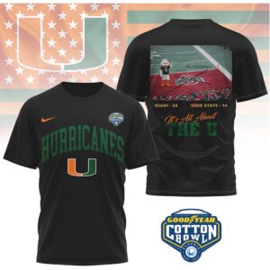 Miami Hurricanes Cotton Bowl Victory Score T Shirt It Is All About The U Shirt Miami Hurricanes Cotton Bowl Victory Score T Shirt It Is All About The U Shirt