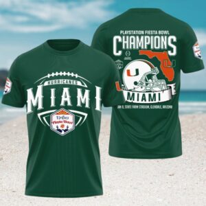 Miami Hurricanes Football 3D Gameday Jersey Miami Hurricanes Football 3D Gameday Jersey