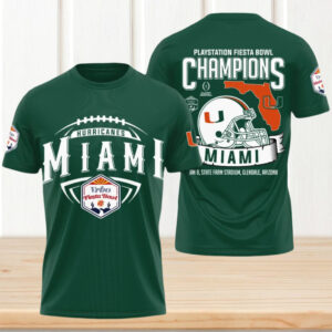 Miami Hurricanes Football 3D Gameday Jersey