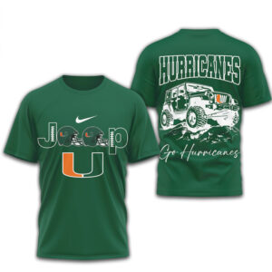 Miami Hurricanes Jeep T Shirt Retro The U College Football Game Day Shirt Miami Hurricanes Jeep T Shirt Retro The U College Football Game Day Shirt