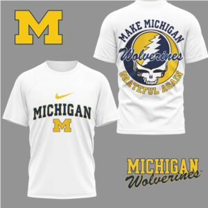 Michigan Wolverines Official Grateful Game Day 3D Shirt Michigan Wolverines Official Grateful Game Day 3D Shirt