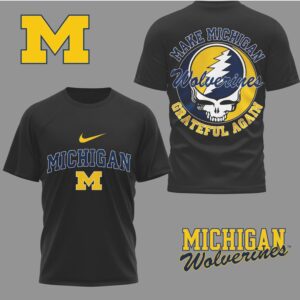 Michigan Wolverines Official Grateful Game Day 3D Shirt