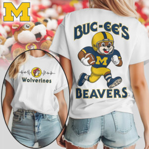 Michigan Wolverines Official NCAA Buc ee’s Fan Beavers Shirt