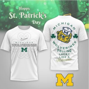 Michigan Wolverines St. Patrick’s Day Lucky Like A Wolverine Mascot Fan Shirt Michigan Wolverines St. Patrick’s Day Lucky Like A Wolverine Mascot Fan Shirt